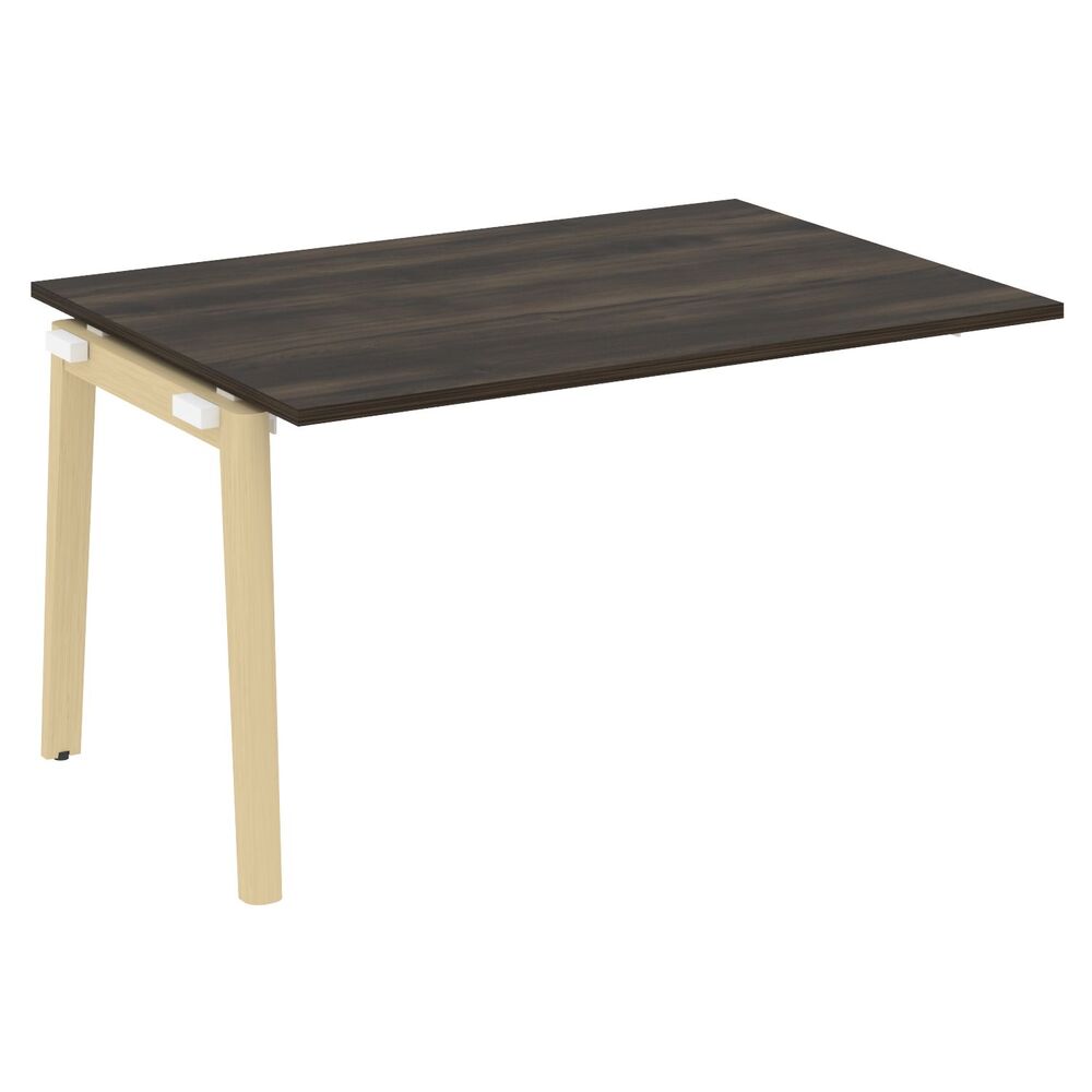 Проходной наборный элемент переговорного стола (опоры - массив дерева)