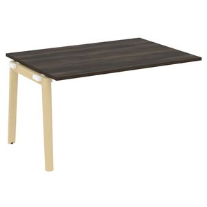 Проходной наборный элемент переговорного стола (опоры - массив дерева)