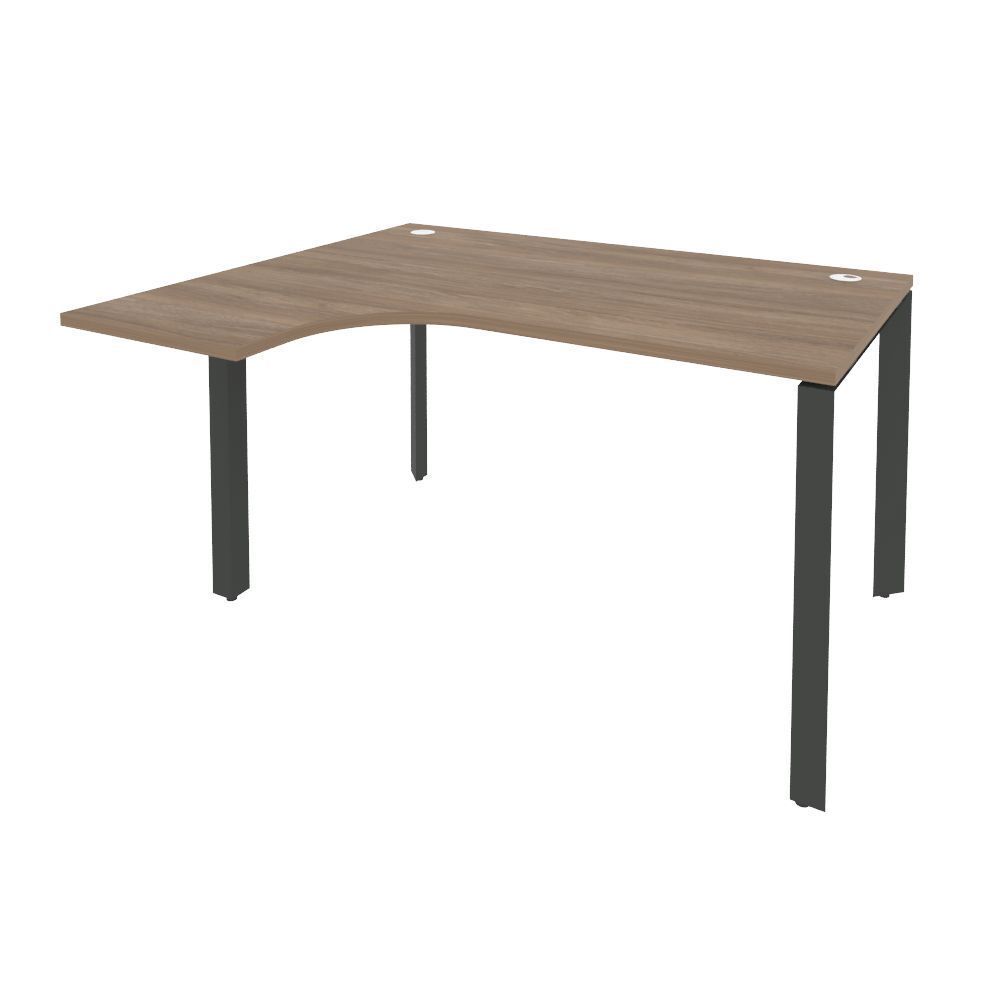 Стол эргономичный левый на П-образном м/к