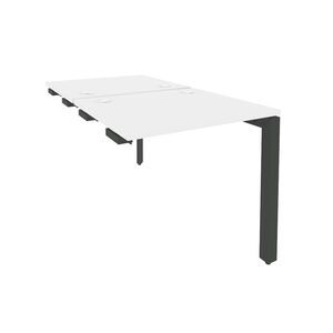 Стол-приставка двойной на П-образном м/к к опорным элем.