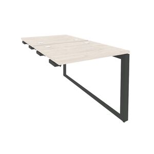 Стол-приставка двойной на О-образном м/к к опорным элементам