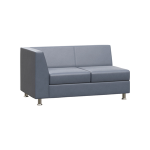 Секция с подлокотником двухместная правая