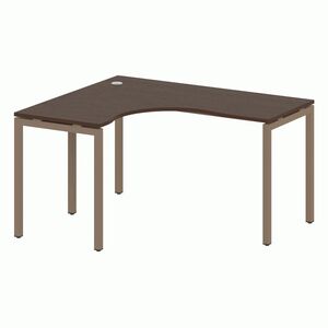 Стол криволинейный левый на П-образном м/к