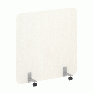 Перегородка на металлических опорах, на роликах