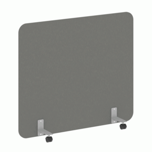 Перегородка на металлических опорах, на роликах