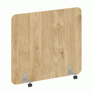 Перегородка на металлических опорах, на роликах