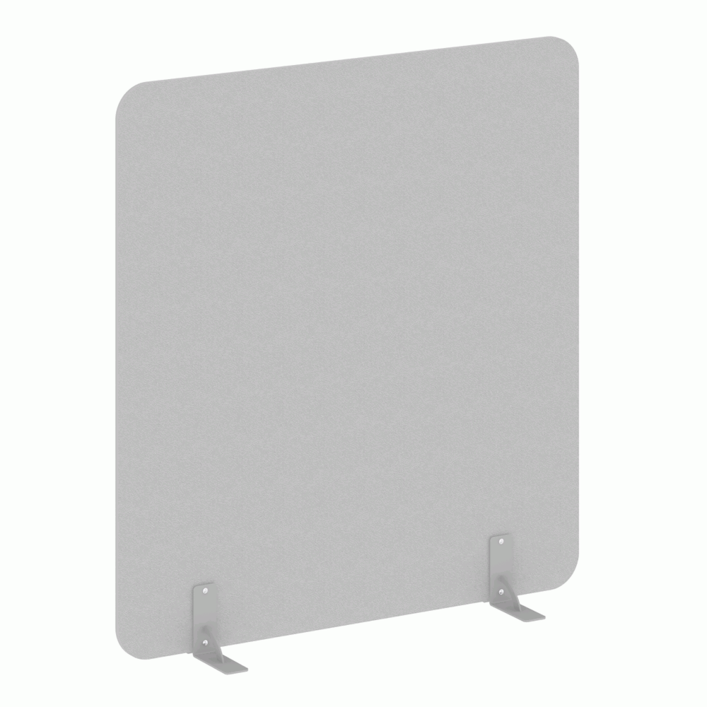 Перегородки на металлических опорах на фетровых подпятниках