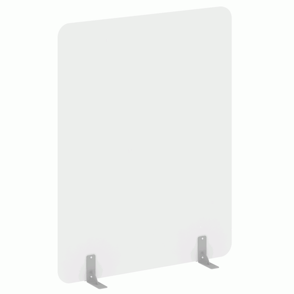 Перегородки на металлических опорах на фетровых подпятниках