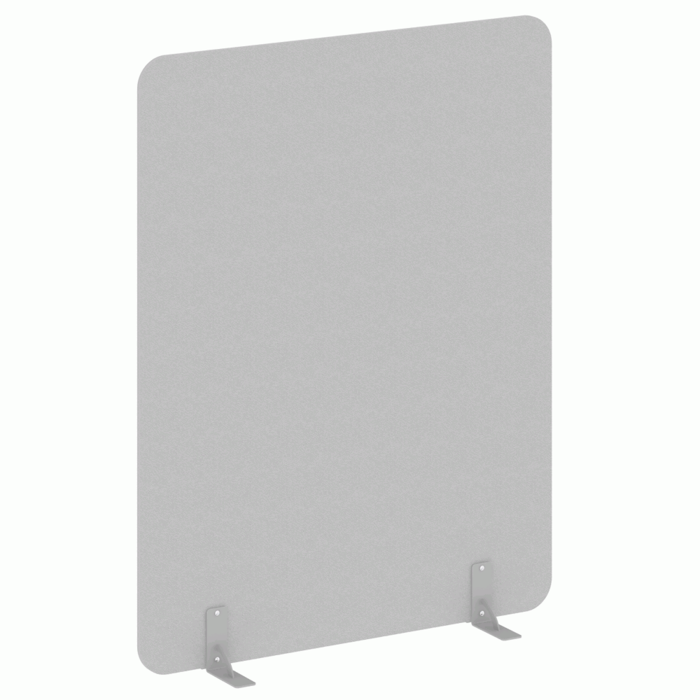 Перегородки на металлических опорах на фетровых подпятниках