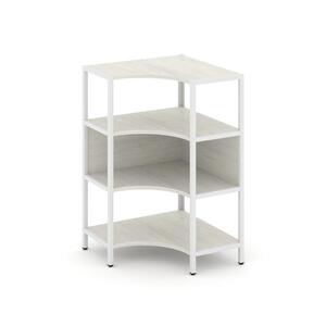 Односекционный угловой стеллаж трехярусный