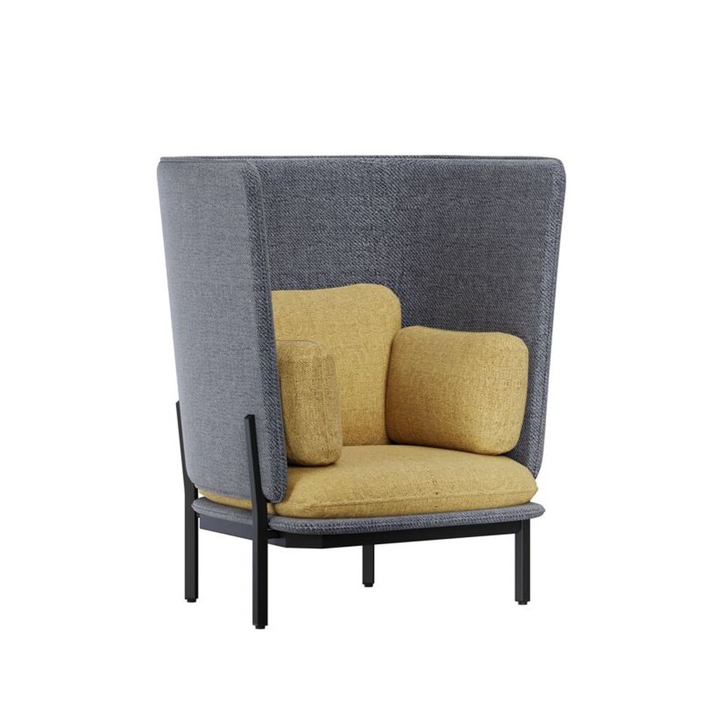 Диван одноместный с высокой спинкой