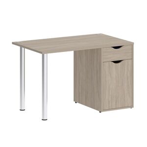 Стол письменный (опоры хром)