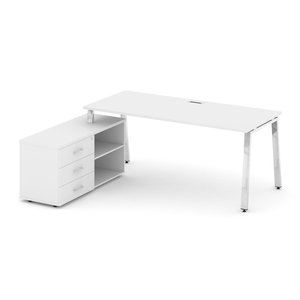 Style Project Direct Lux Стол письменный с греденцией левой