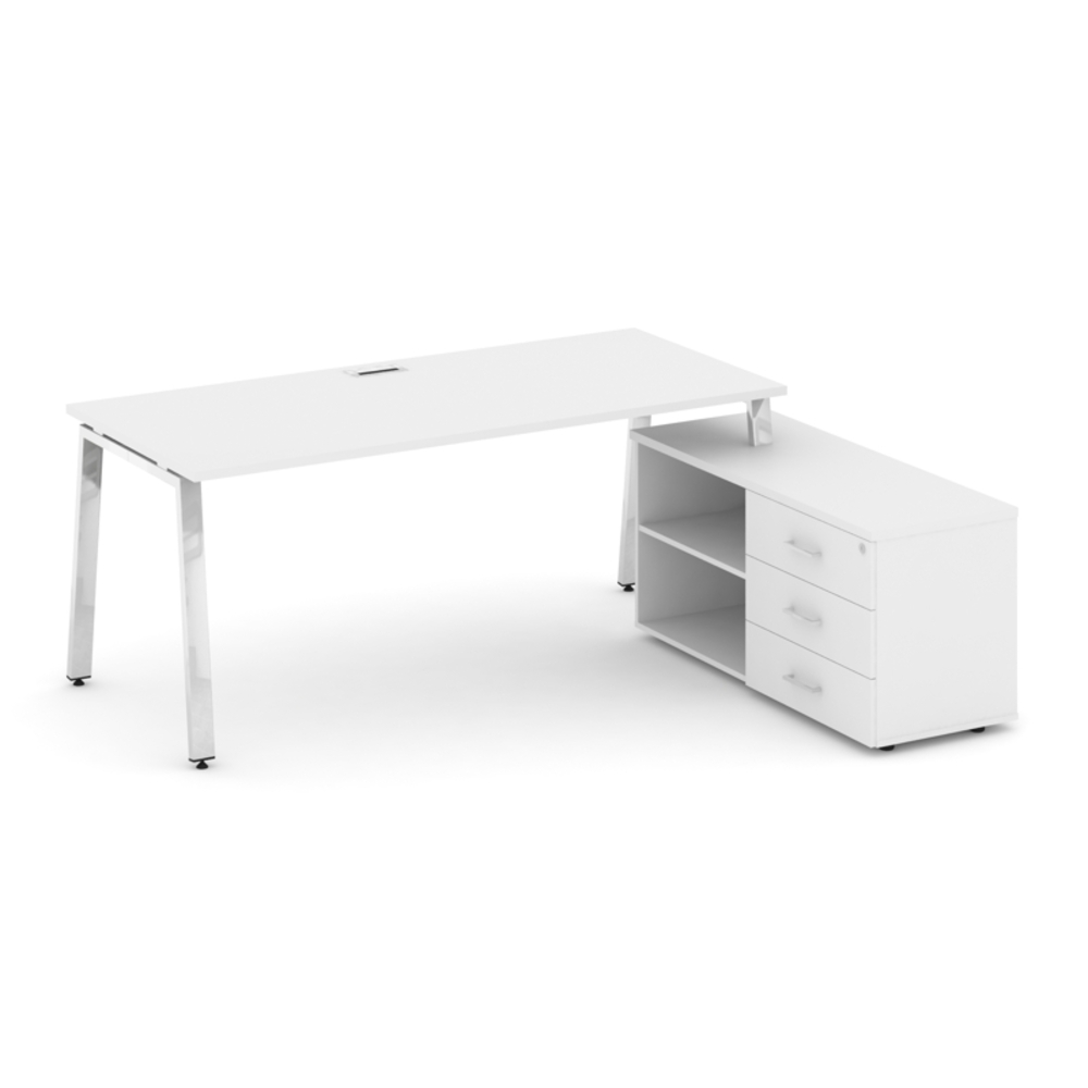 Style Project Direct Lux Стол письменный с греденцией правой