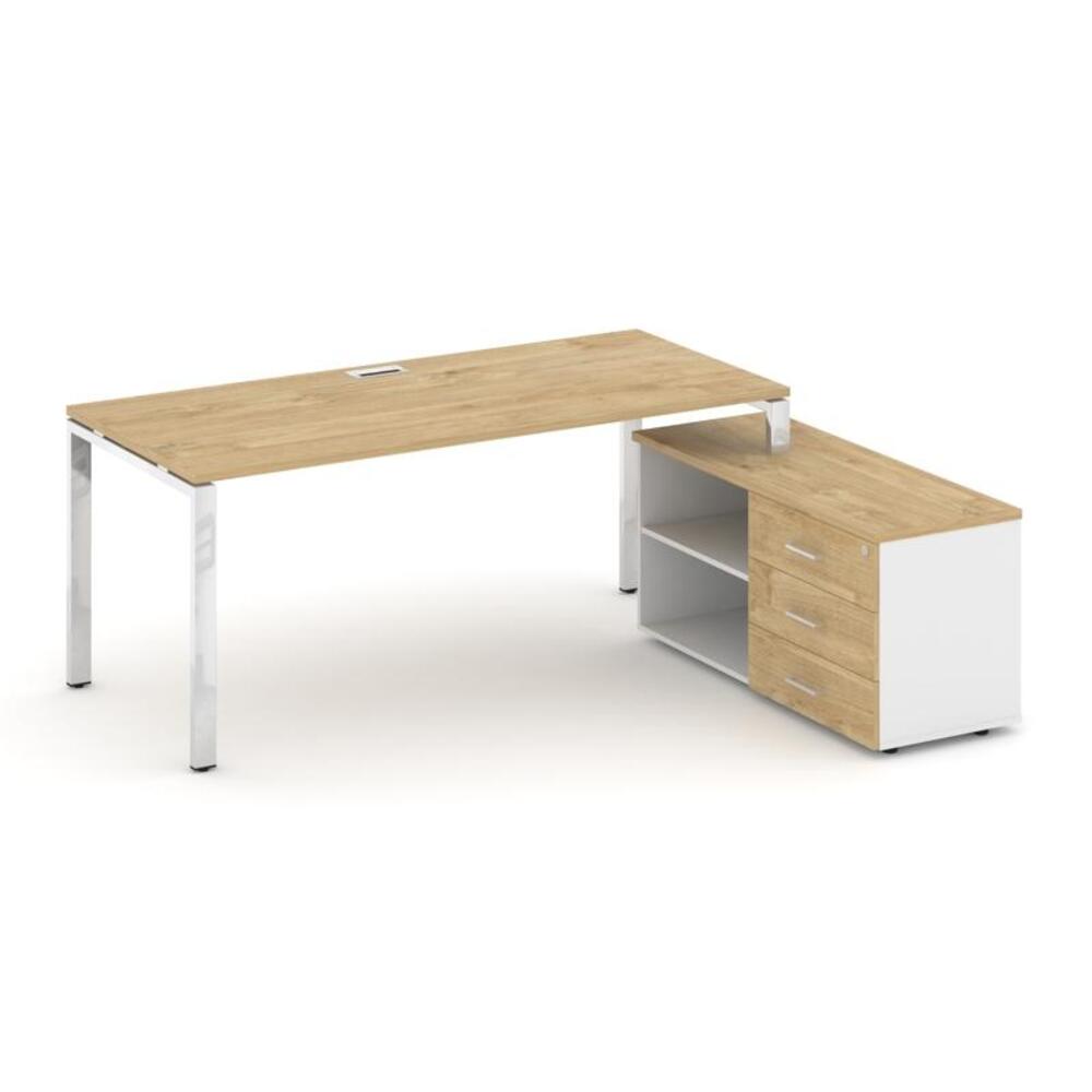 Style Project Direct Lux Стол письменный с греденцией правой