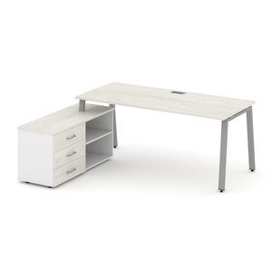 Style Project Direct Стол письменный с греденцией левой