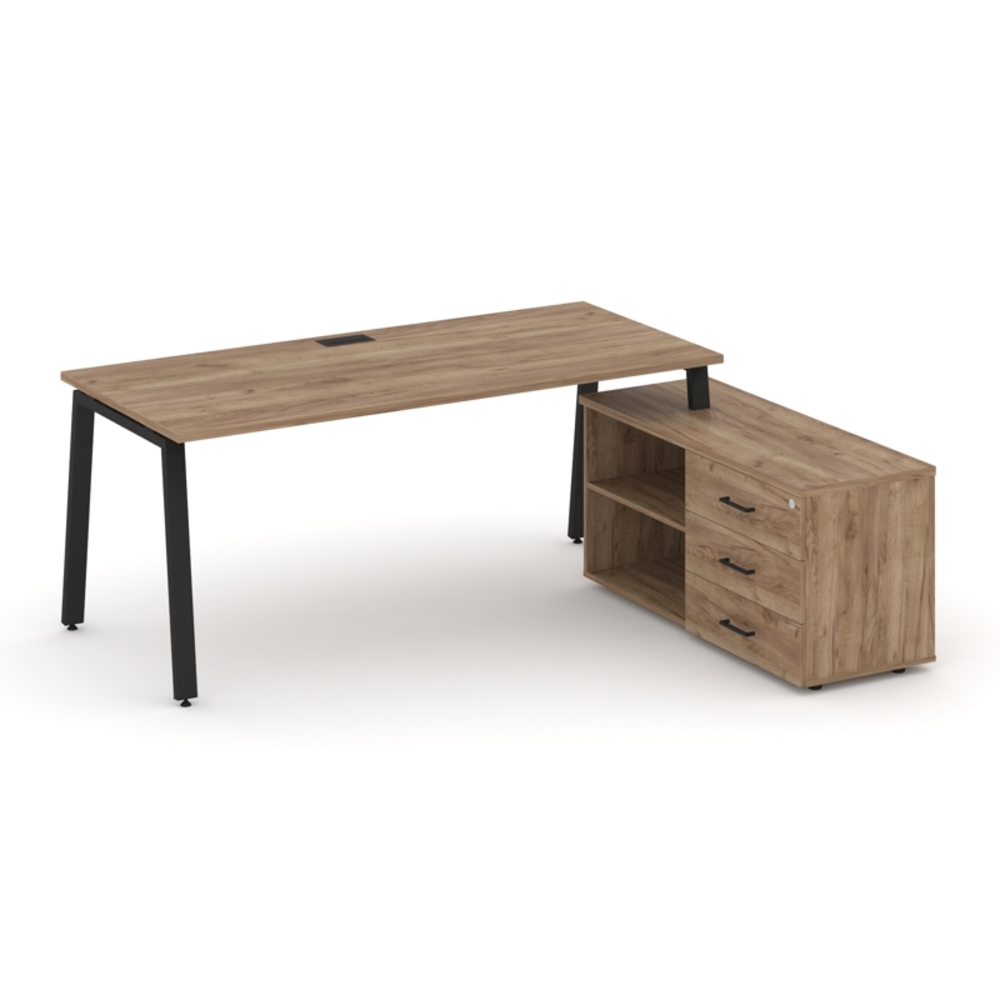 Style Project Direct Стол письменный с греденцией правой