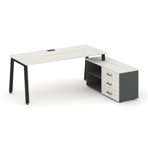 Style Project Direct Стол письменный с греденцией правой