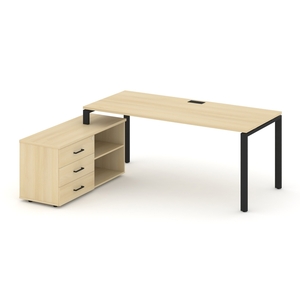 Style Project Direct Стол письменный с греденцией левой