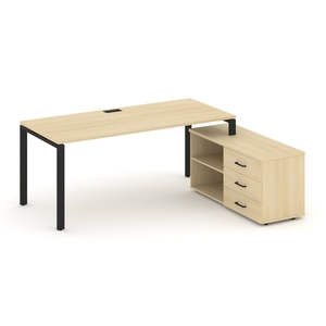 Style Project Direct Стол письменный с греденцией правой