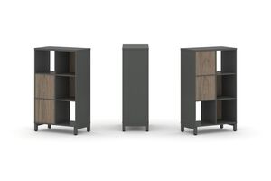 Набор стеллажа двухстороннего, 3 яруса