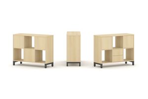 Набор стеллажа одностороннего, 2 яруса