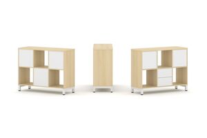 Набор стеллажа одностороннего, 2 яруса