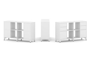 Набор стеллажа одностороннего, 2 яруса