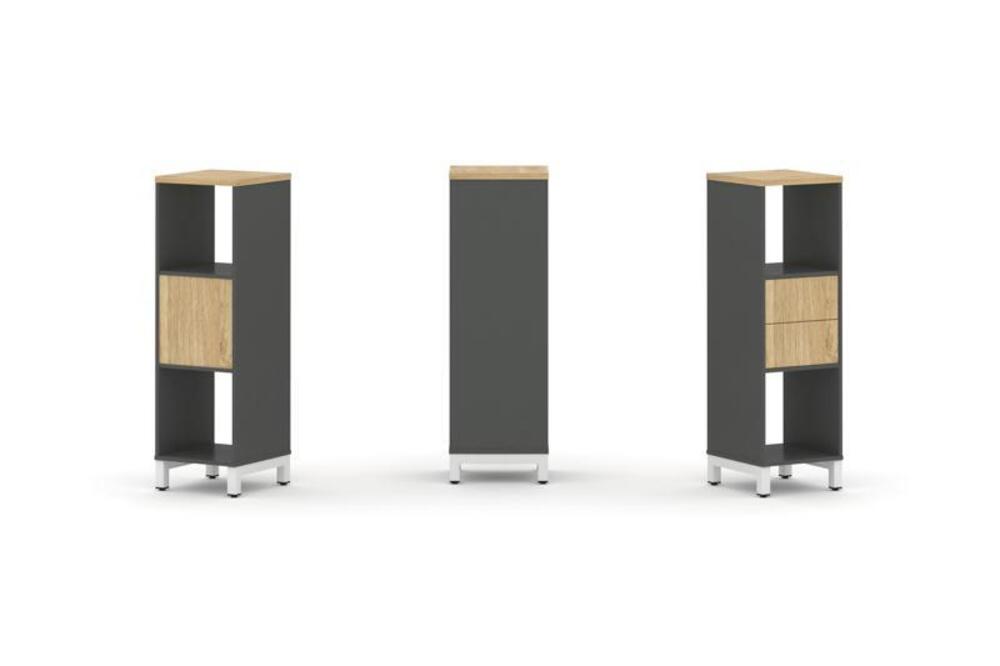 Набор стеллажа одностороннего, 3 яруса