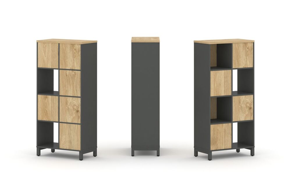 Набор стеллажа одностороннего, 4 яруса