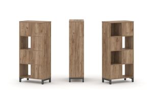 Набор стеллажа одностороннего, 4 яруса