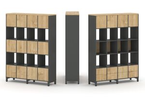 Набор стеллажа одностороннего, 5 ярусов