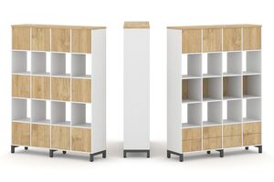 Набор стеллажа одностороннего, 5 ярусов