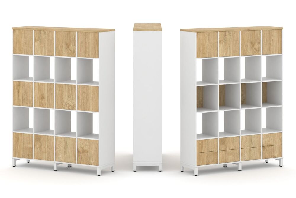 Набор стеллажа одностороннего, 5 ярусов