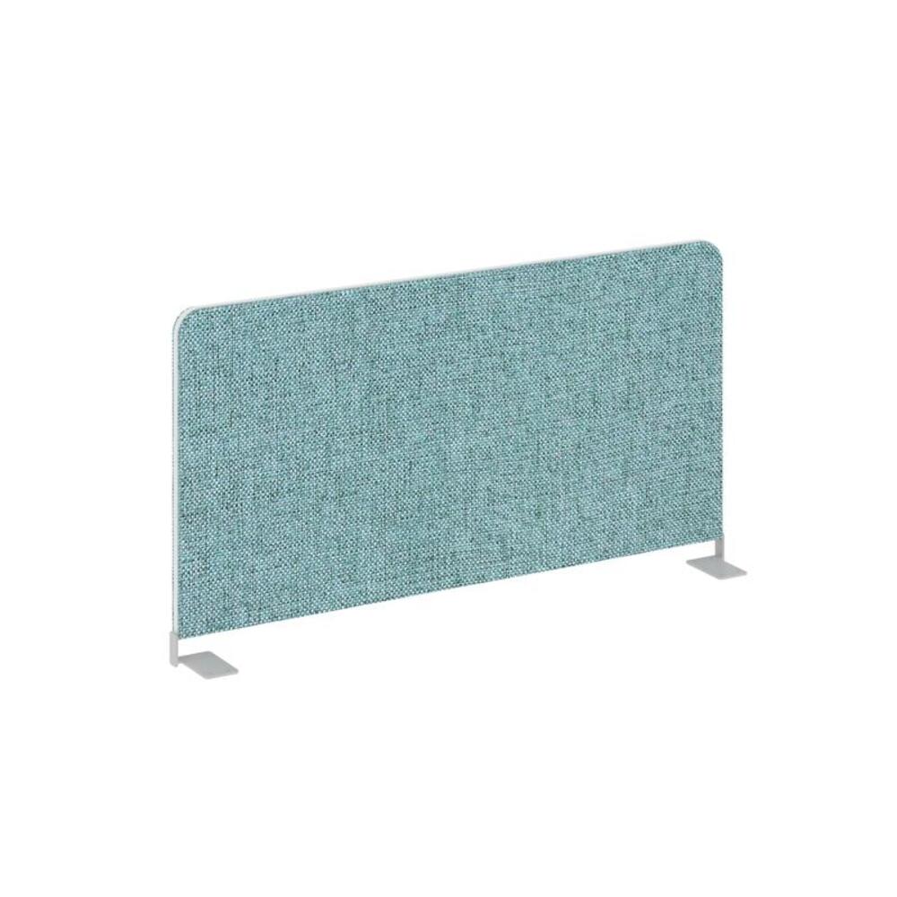 Настольный экран боковой (тканевый с алюминиевым кантом двойной)