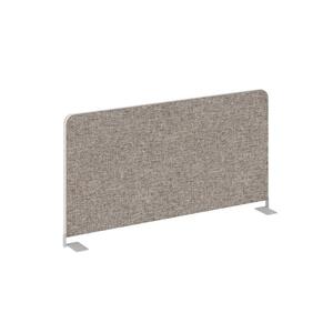 Настольный экран боковой (тканевый с алюминиевым кантом двойной)