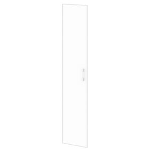 Фасад стекло лакобель белый в раме (левый)