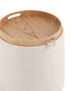 Пуф-столик с ящиком