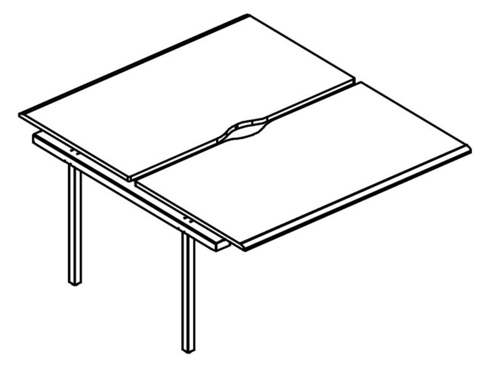 Секция станции на каркасе МТ 1 скос 2х160