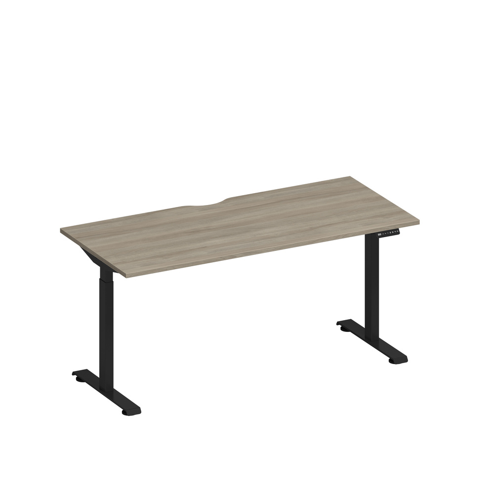 Стол письменный на электроприводе с вырезом