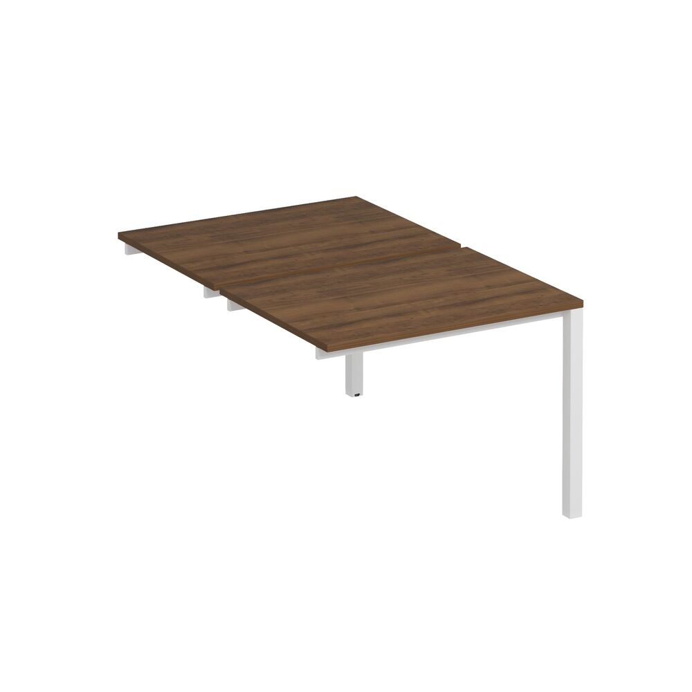 Секция стола рабочей станции на металлокаркасе КФ (2х100)