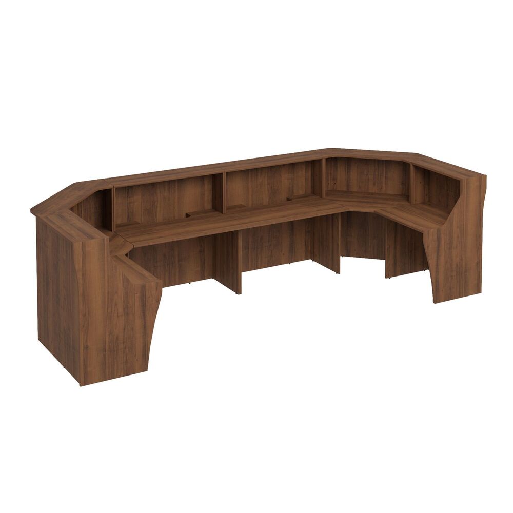 Стойка ресепшен П-образная с вырезом