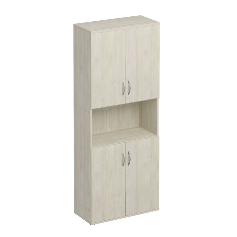 Шкаф для документов закрытый 4-дверный с нишей