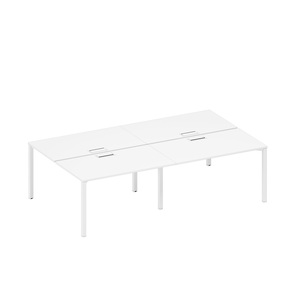 Рабочая станция на металлокаркасе, столешницы с заглушкой (4*140)