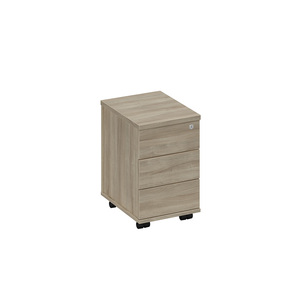 Тумба выкатная 3-х ящичная узкая